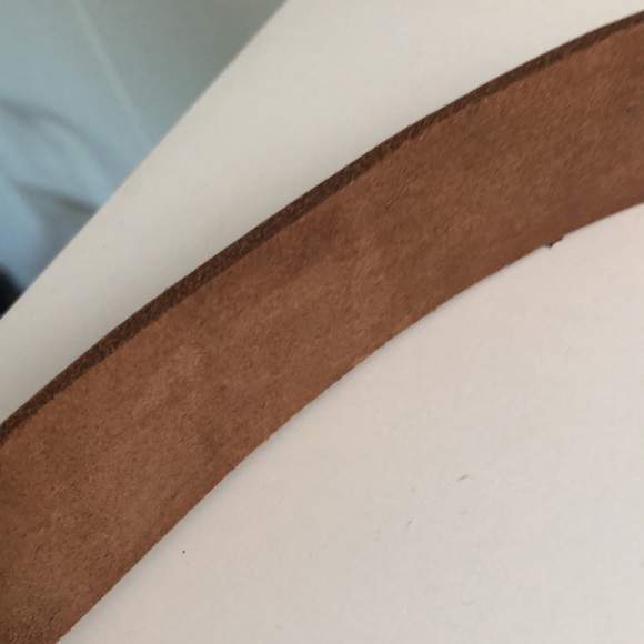 EUC Authentic Red Leather Belt Made In Mexico - Picture 3 of 6